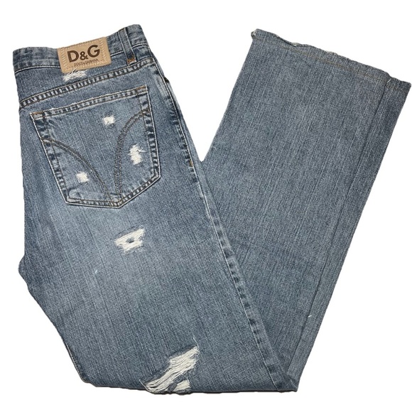 D&G Dolce & Gabbana Made In Italy Ittierre Spa Button Fly Jeans Men's Size 33x32 - Picture 1 of 14